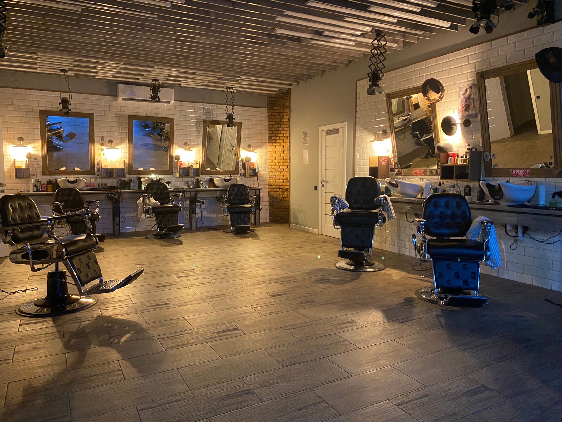 Barbershop interior